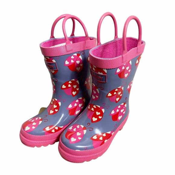 Hatley Ladybug Heart Boots - Picture 1 of 5